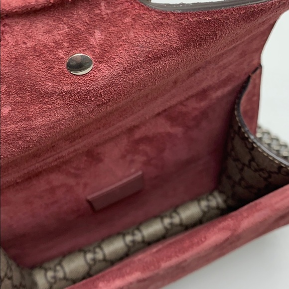 ❤️2XHP🎉NWT GUCCI MINI DIONYSUS GG BLOOM FLORAL HANDBAG - Picture 5 of 12